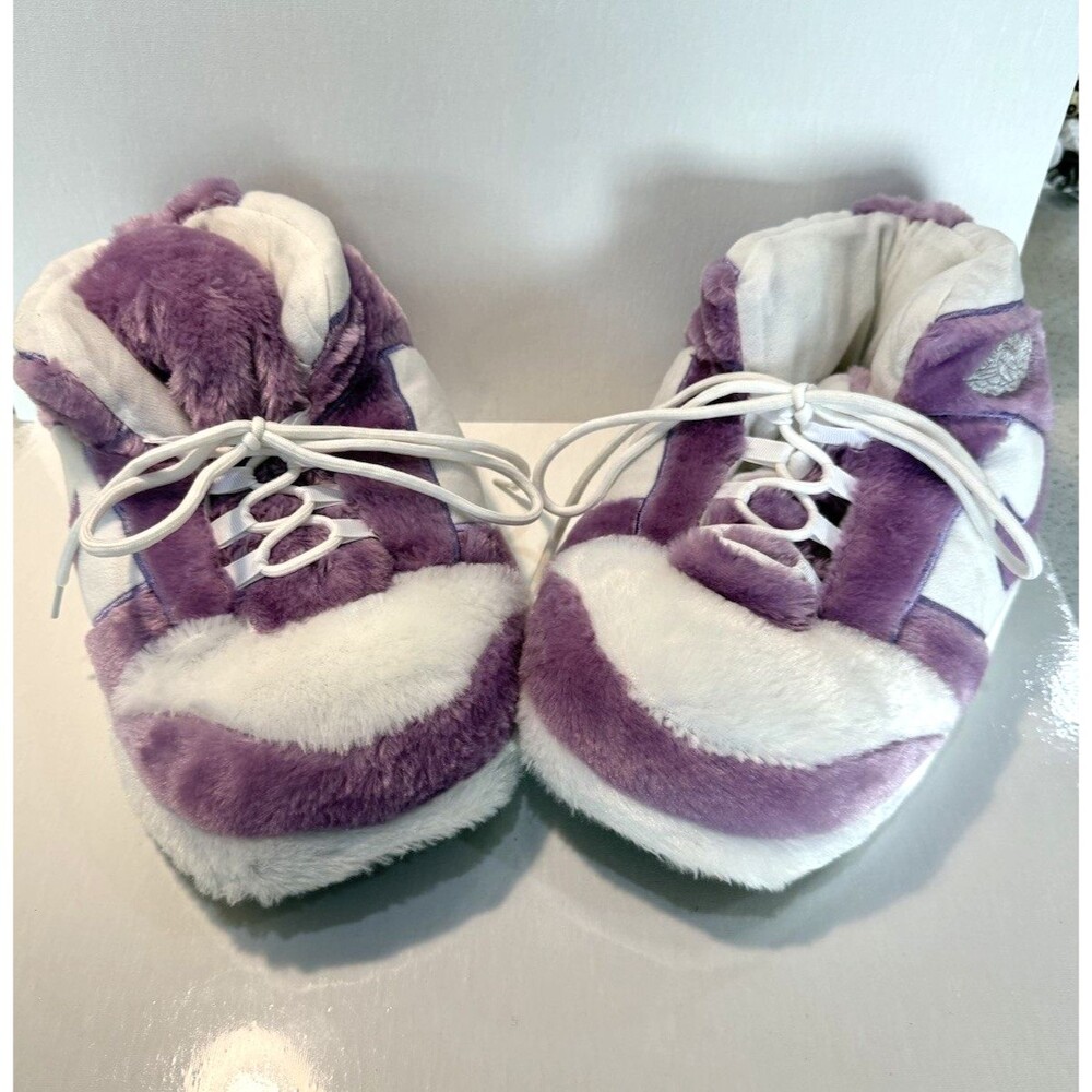 Nike Dunk Air Jordan Sneakers Slippers Purple White 36-44 Fleece Plush